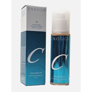 NIB ENOUGH COLLAGEN 3X Moisture Foundation #21N Clear Beige  SPF 15 3.38 fl oz